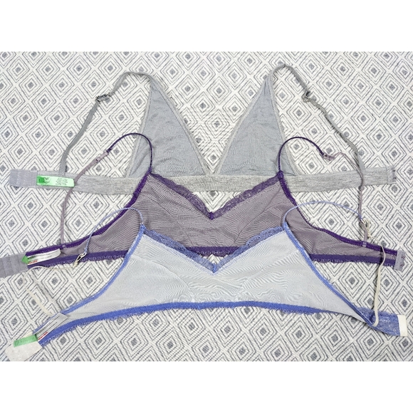 MEDIUM - Three Honeydew Bralettes in Various Colors - Picture 5 of 6
